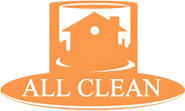 A picture of the logo for all clean.